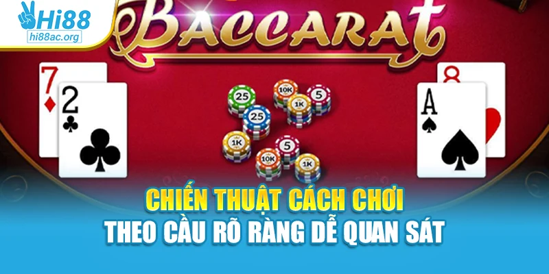 Chiến thuật cách chơi theo cầu rõ ràng dễ quan sát